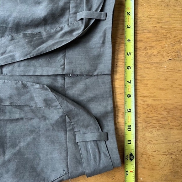 Classiques Entier Sz 2 Trousers Pants Tapered Leg High Rise Pockets Belted - Picture 9 of 9